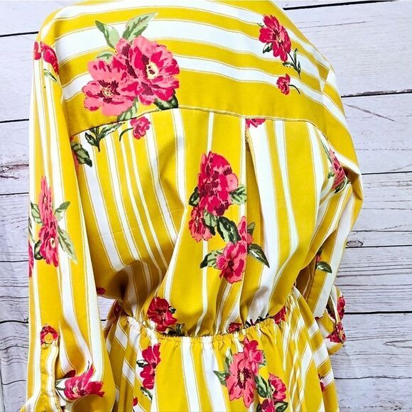 Cute yellow casual dress for women - Picture 4 of 7